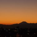 多摩川浅間神社から見た富士山と夕景（東京都大田区）【作例】SONY NEX-5N + SAL100M28